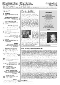 Die erste Ausgabe der 16 Seiten, Mai 2004.